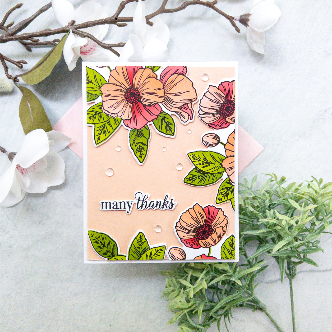 Poppy Posy Layering Stencils - 4 Pack