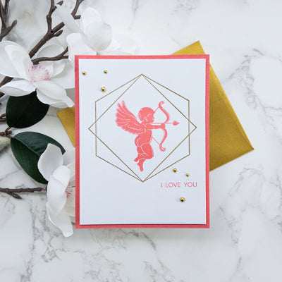 Monogram Impress-ion Press + Foil Plates Bundle