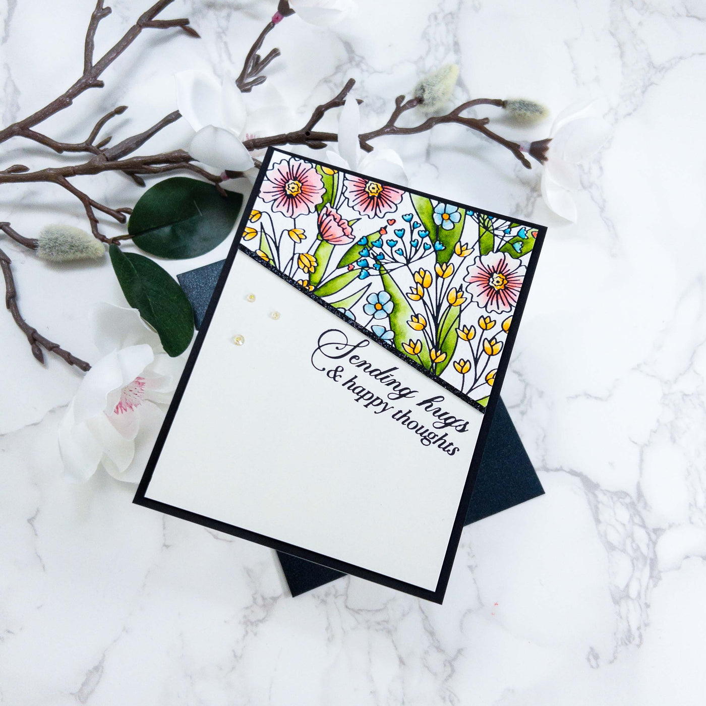Wall Flower impress-ion Press + Foil Plate