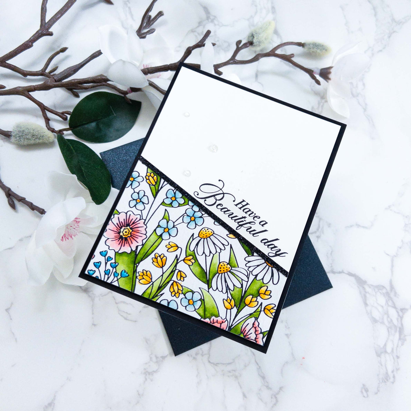 Wall Flower impress-ion Press + Foil Plate