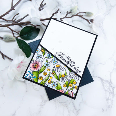 Wall Flower impress-ion Press + Foil Plate