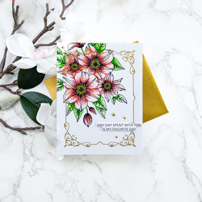 Monogram Impress-ion Press + Foil Plates Bundle