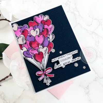 Heart Balloon Bouquet Impress-ion Press + Foil Plates