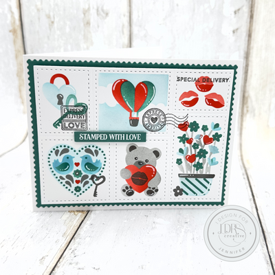 Nested Postage Collage Dies