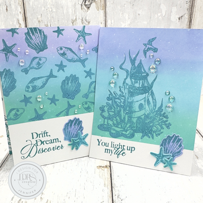 Lighthouse Stamps, Layering Stencils, and Coordinating Dies Bundle