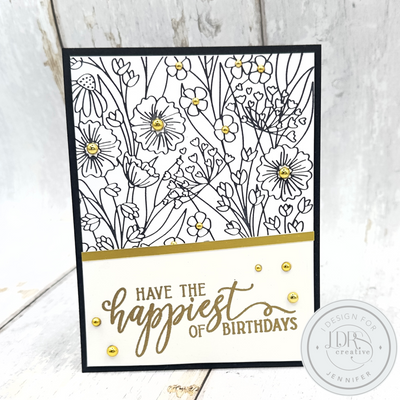 Wall Flower impress-ion Press + Foil Plate