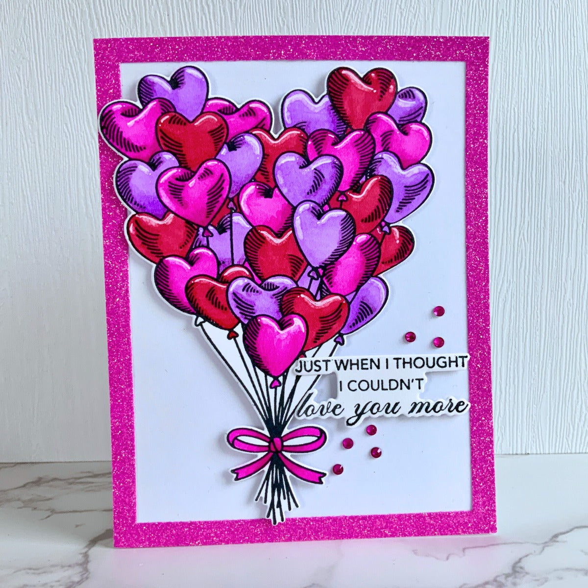 Heart Balloon Bouquet Impress-ion Press + Foil Plates