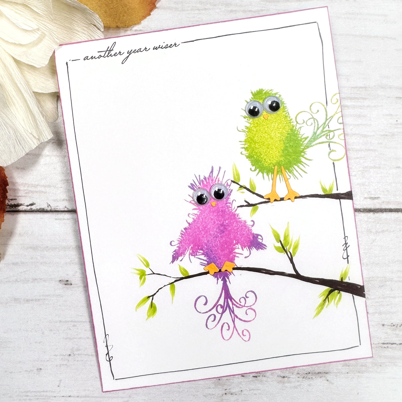 Fuzzy Wuzzies 4x6 Stamps and Coordinating Dies