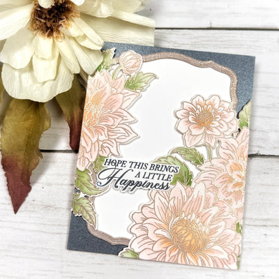 Delightful Dahlias Stamps, Layering Stencils, and Coordinating Dies Bundle
