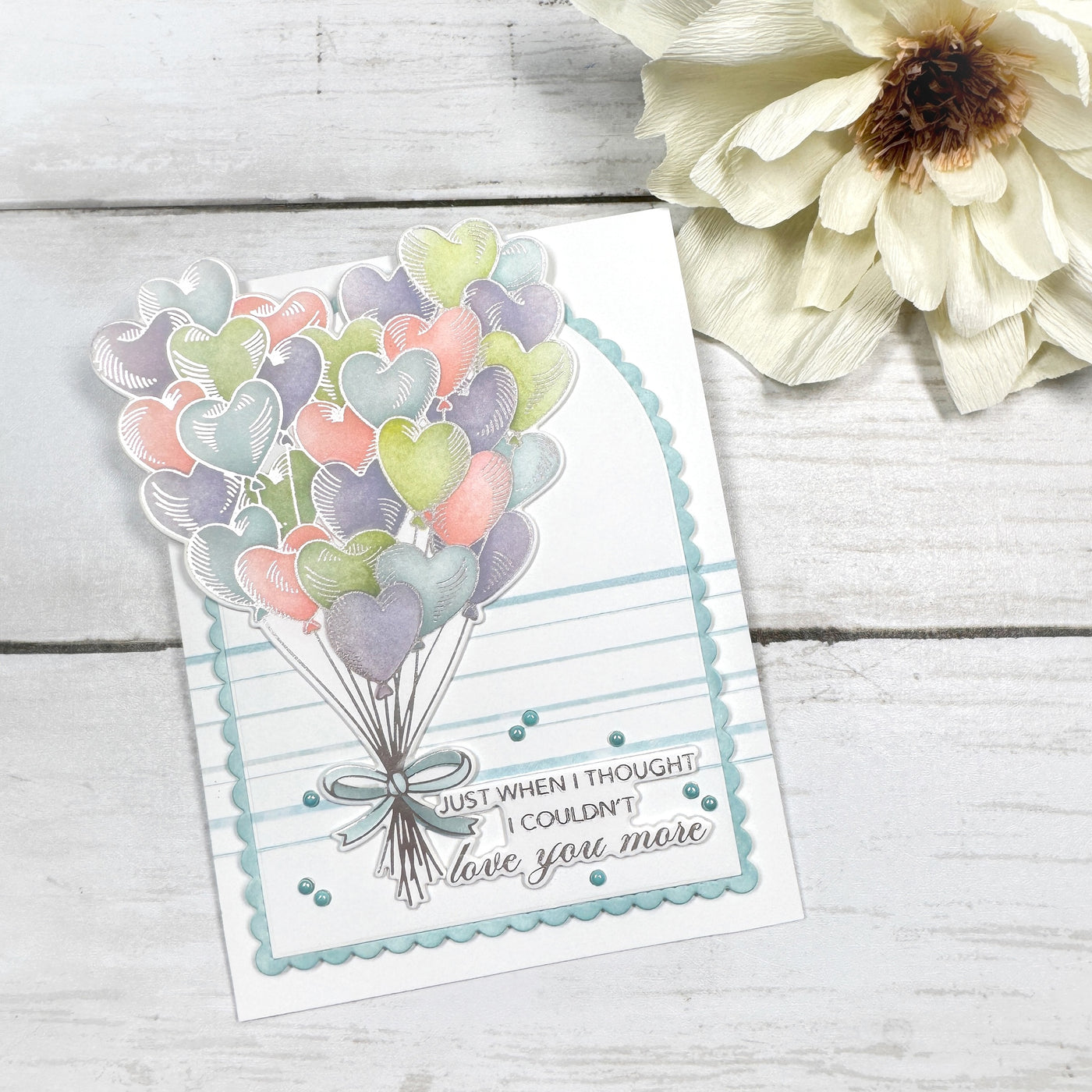 Heart Balloon Bouquet Impress-ion Press + Foil Plates