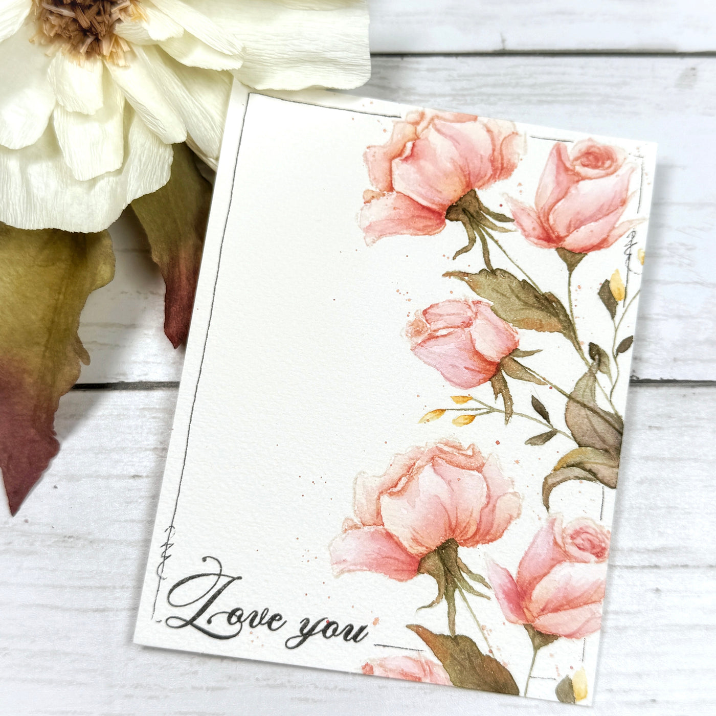 Sweet Rose 4x6 Stamps