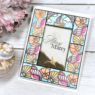 Vacation Puzzle Scenes 6x8 Stamps