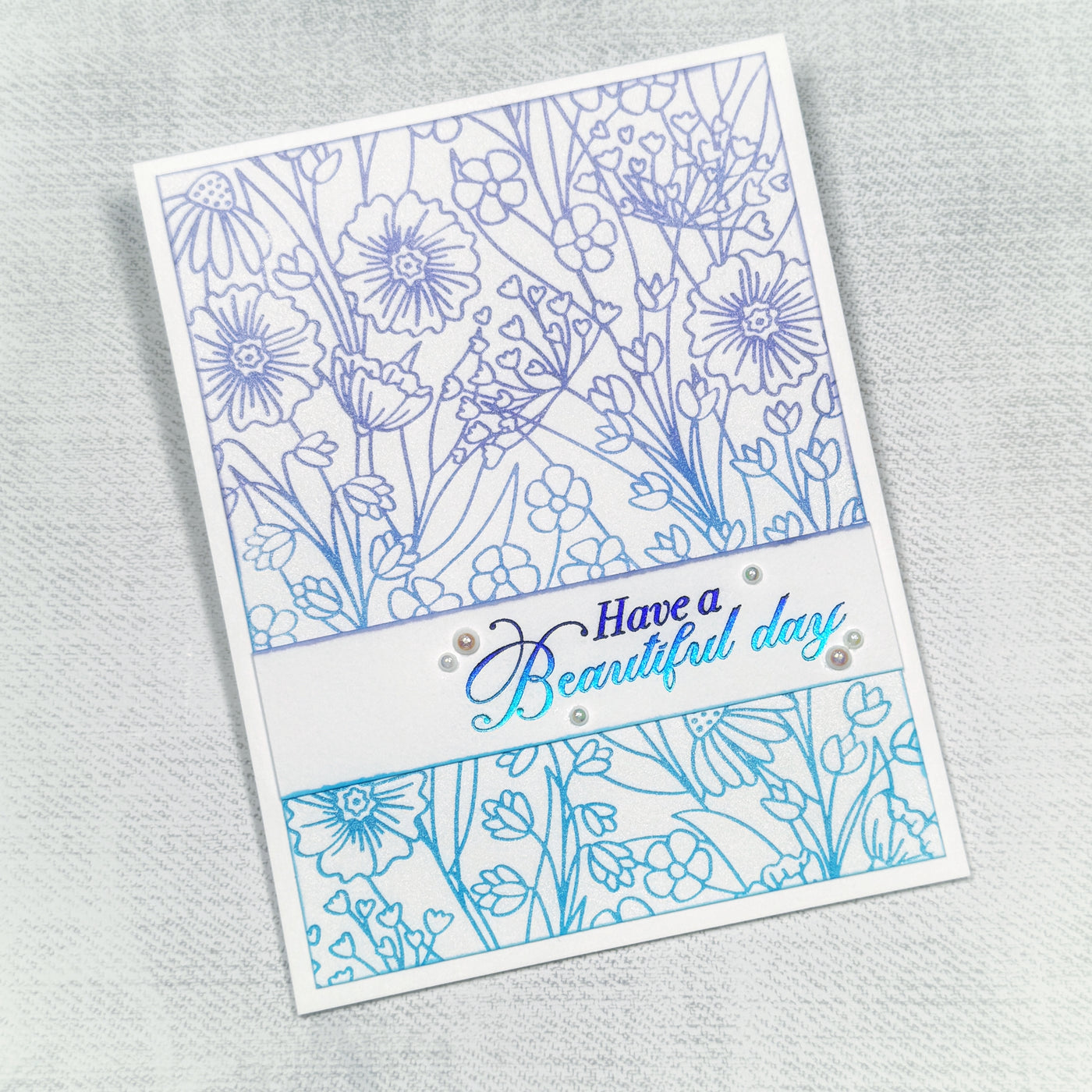 Wall Flower impress-ion Press + Foil Plate