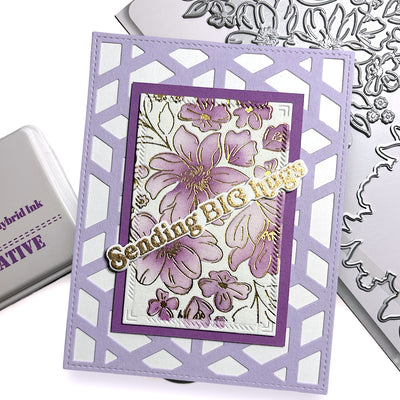 Sweetheart Floral Layering Stencils - 2 Pack
