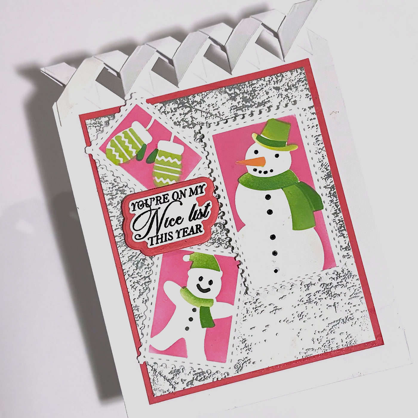Season's Greetings Postage Collage Stamps and Layering Stencils Bundle