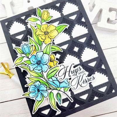 Kind Regards Coordinating Layering Stencil
