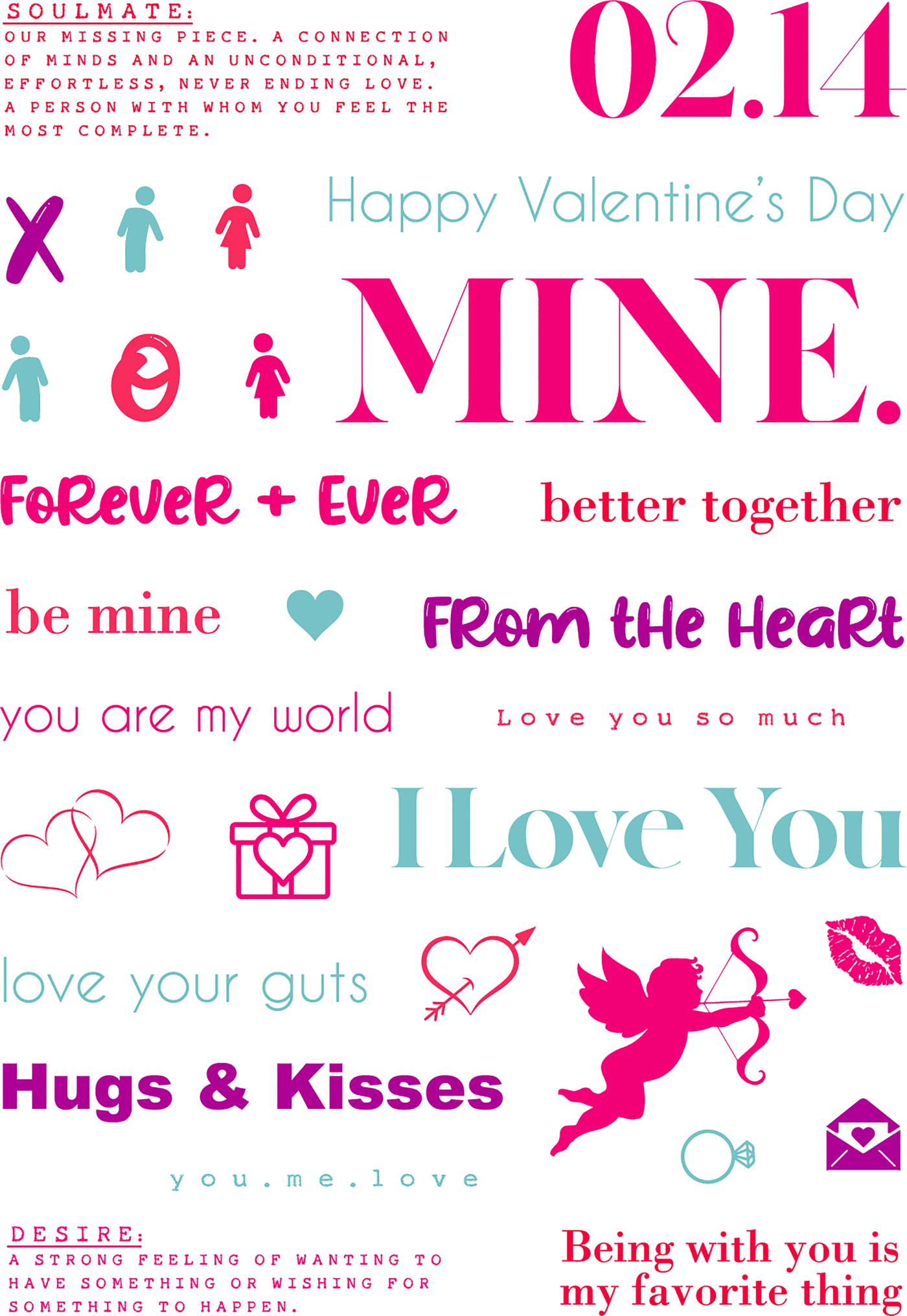 With Affection and Family Collage Bundle
