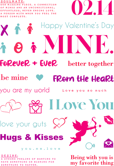 With Affection and Family Collage Bundle