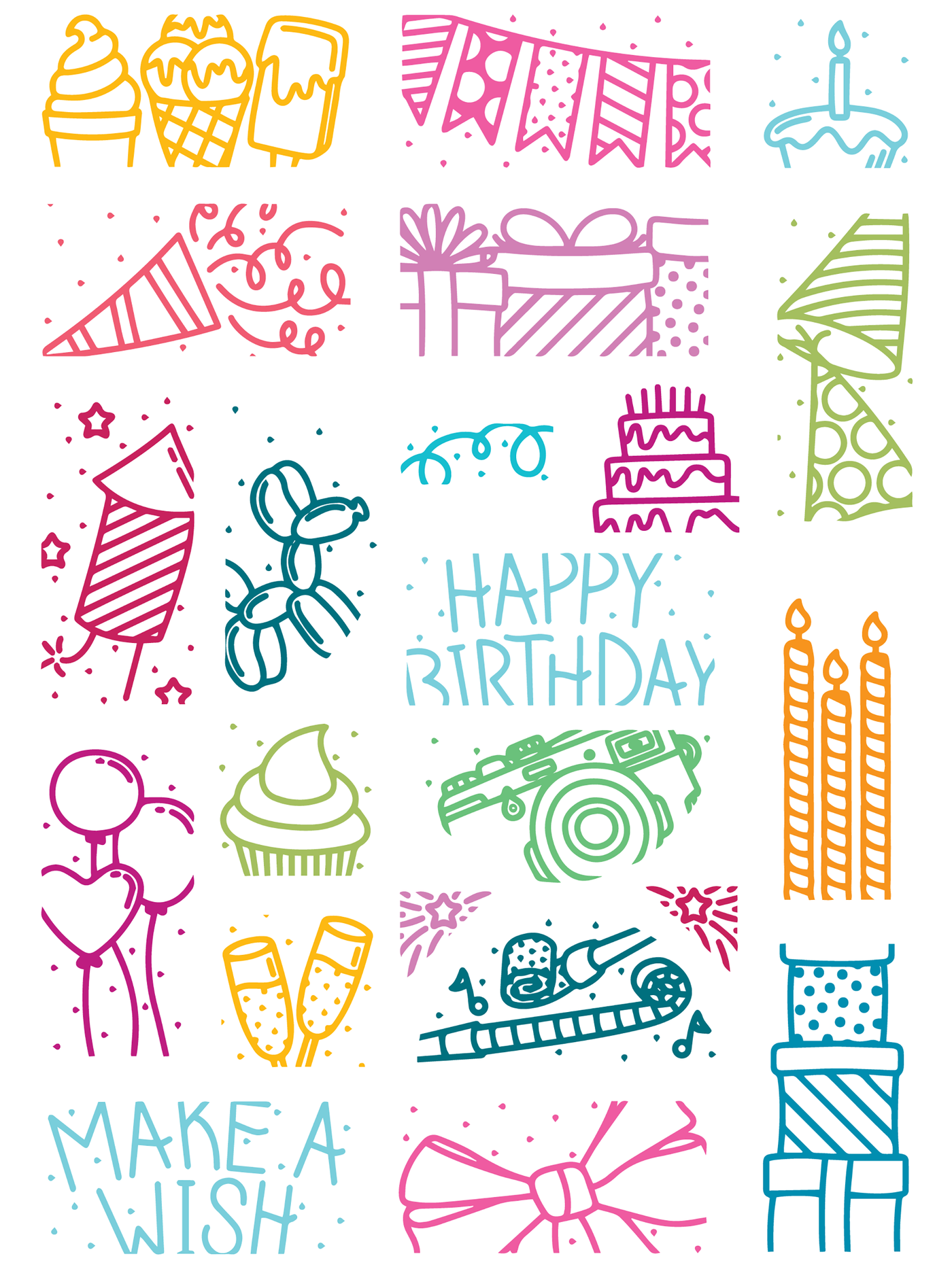 All Occasions Puzzle Scenes Stamps Bundle