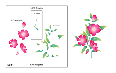 Kind Regards Coordinating Layering Stencil