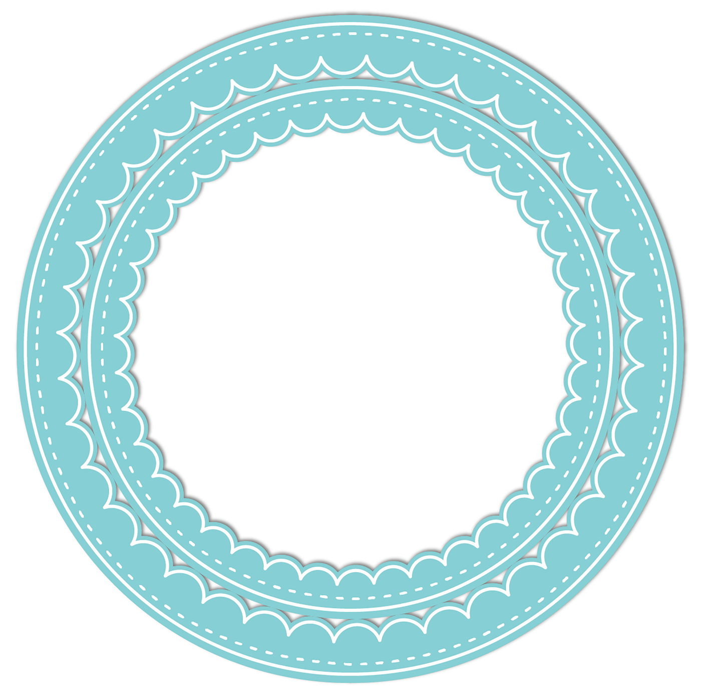 Delicate Stitches Scalloped Circle Dies