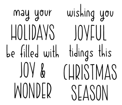 Joy & Wonder Sentiments Impress-ion Press + Foil Plates