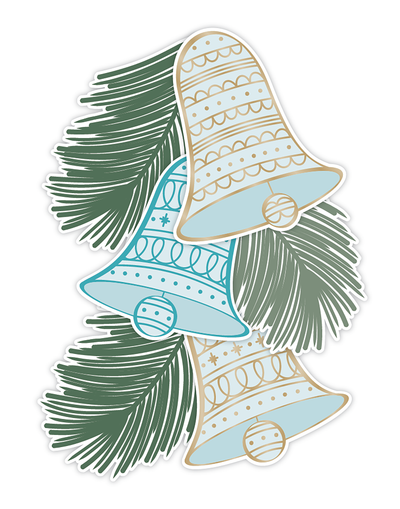 Silver Bells Impress-ion Press + Foil Plates