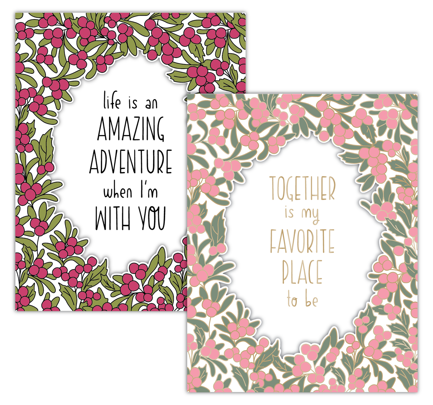 With You Sentiments Impress-ion Press + Foil Plates