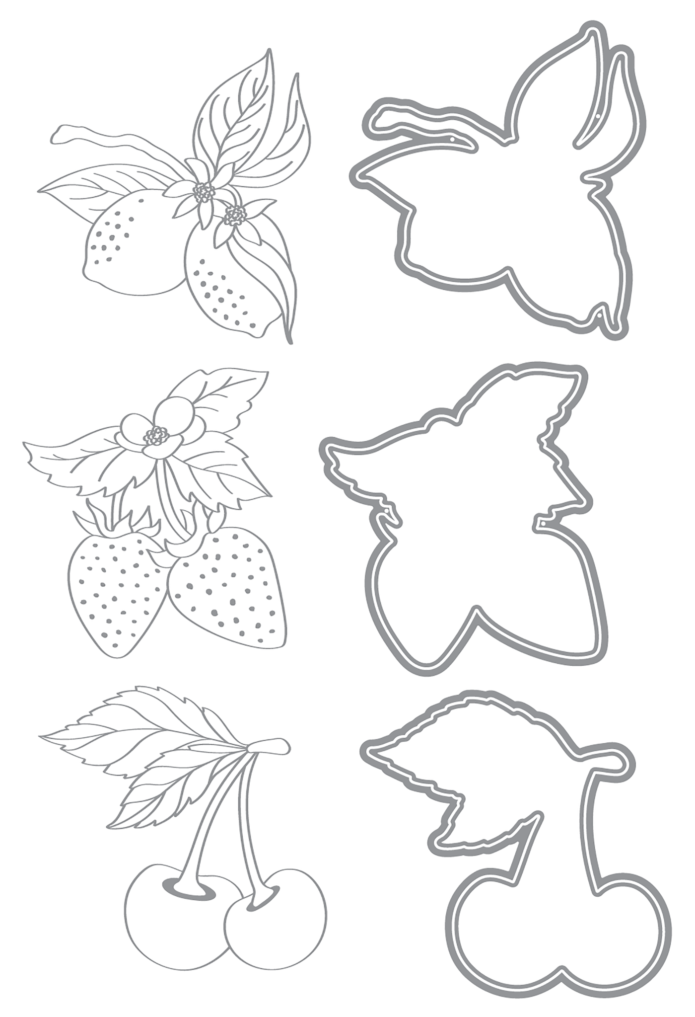 Tutti Fruiti Impress-ion Press + Foil Plates