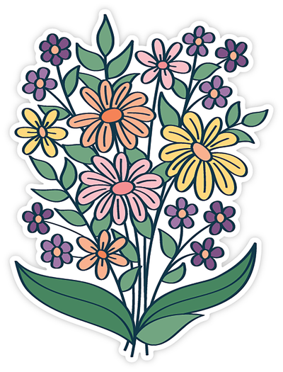 Fleurs Petite - Daisies Impress-ion Press + Foil Plate