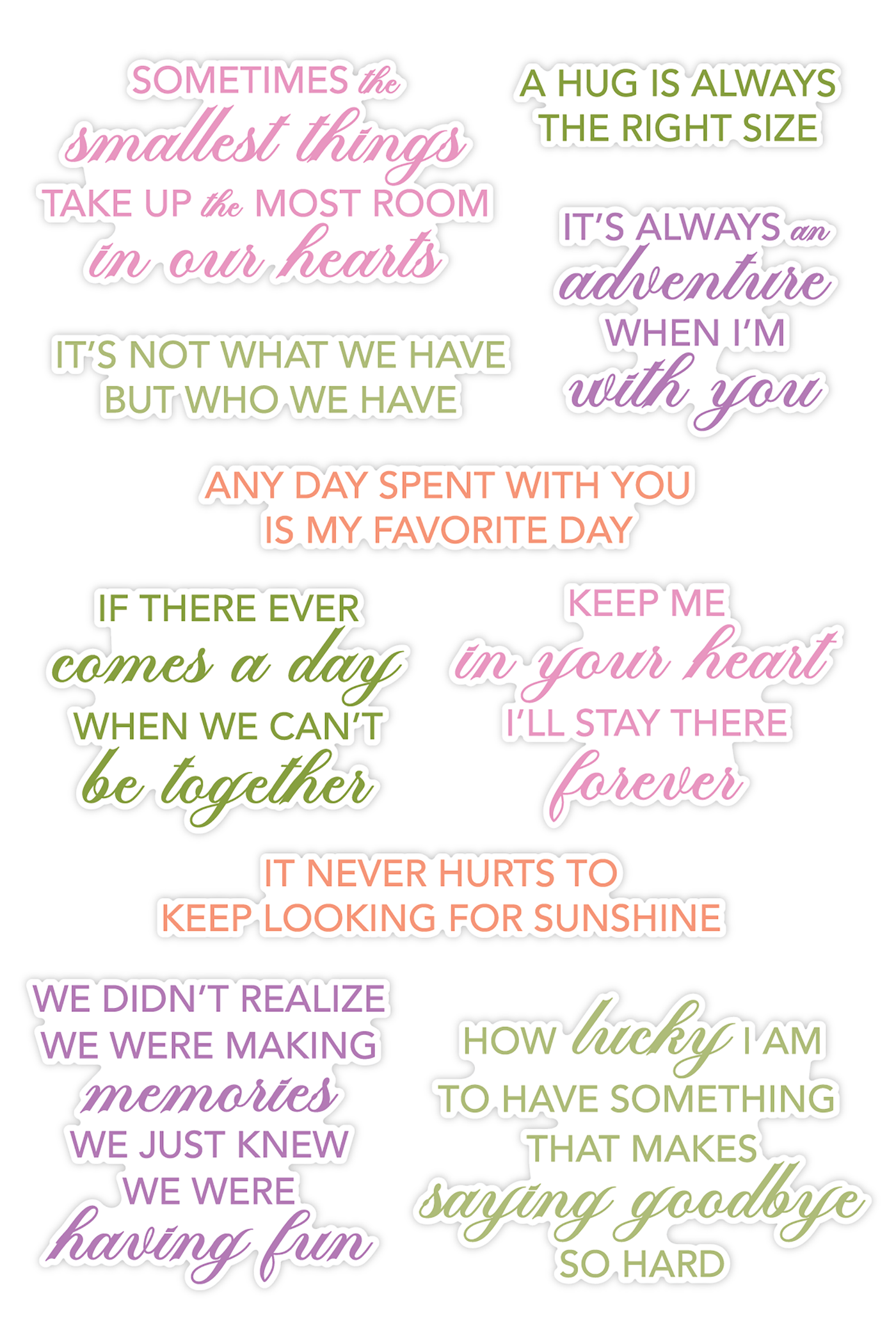Love & Friendship CLASSIC WINNIE THE POOH Sentiments Impress-ion Press + Foil Plates