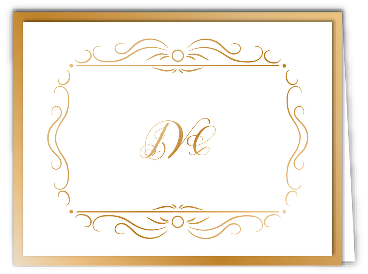 Elegant Rectangle Frame Impress-ion Press + Foil Plate