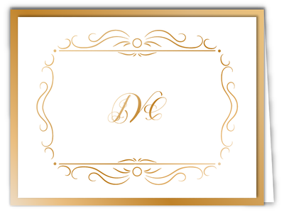Elegant Rectangle Frame Impress-ion Press + Foil Plate