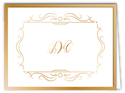 Elegant Monogram Alpha 1" Impress-ion Press + Foil Plates