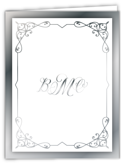 Elegant Monogram Alpha 3/4" Impress-ion Press + Foil Plates