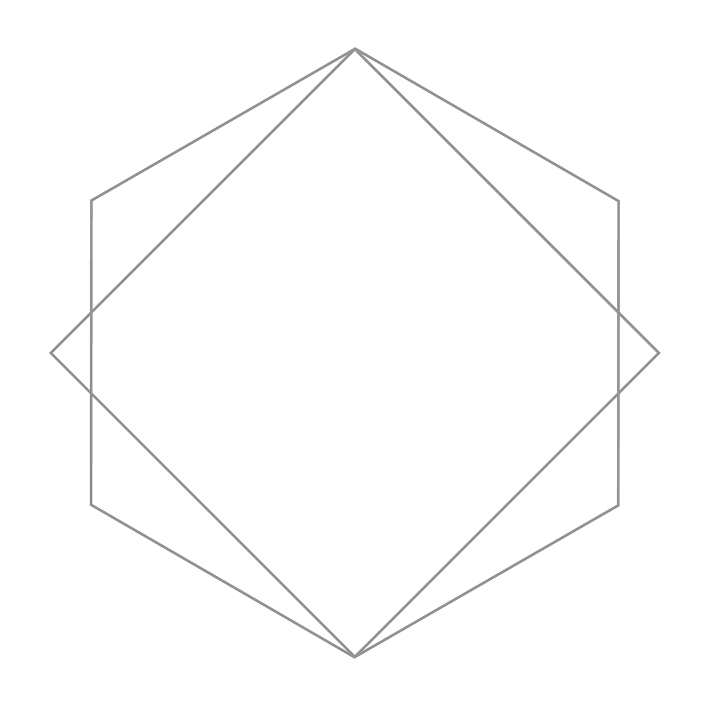 Classic Hex Frame Impress-ion Press + Foil Plate