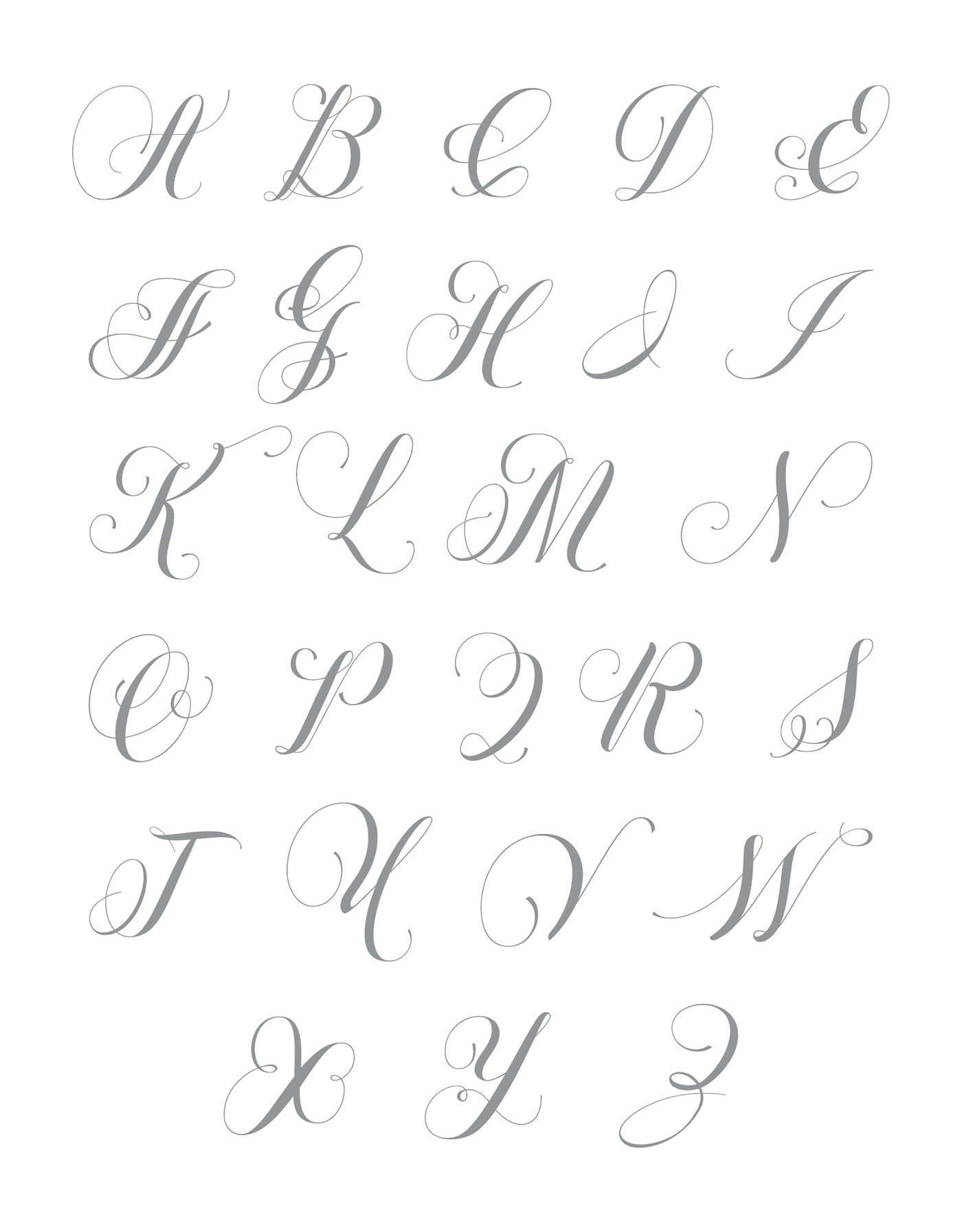 Elegant Monogram Alpha 1" Impress-ion Press + Foil Plates