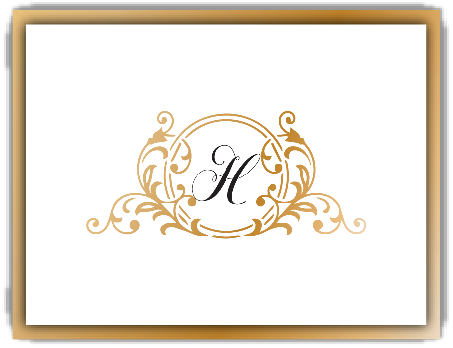 Elegant Monogram Alpha 1" Impress-ion Press + Foil Plates