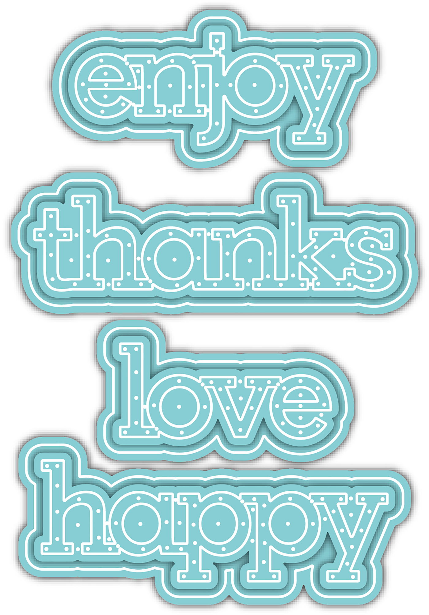 Simply Sentiments 4x6 Stamps and Simply Word Dies Bundle