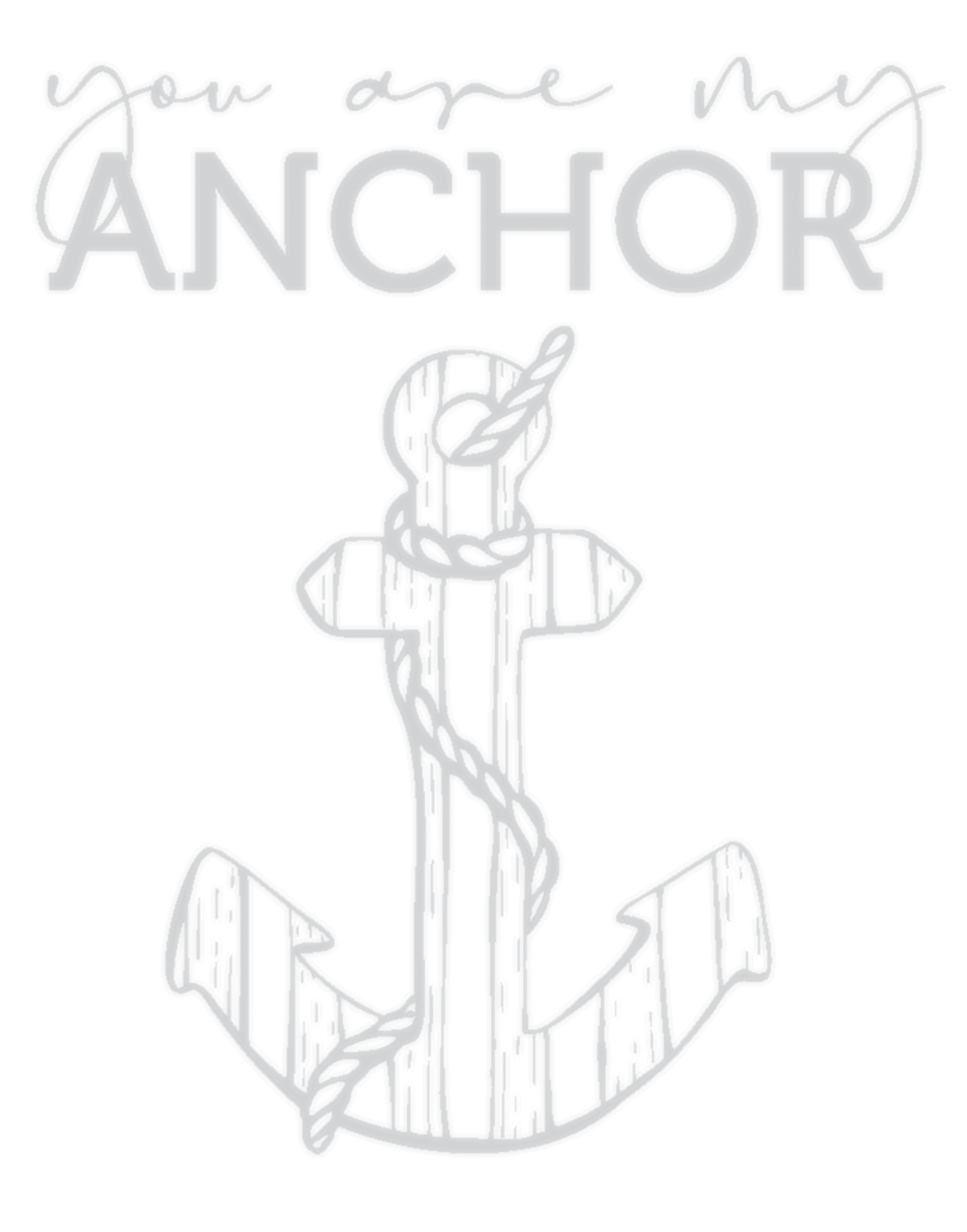 You Are My Anchor Impress-ion Press + Foil Plates