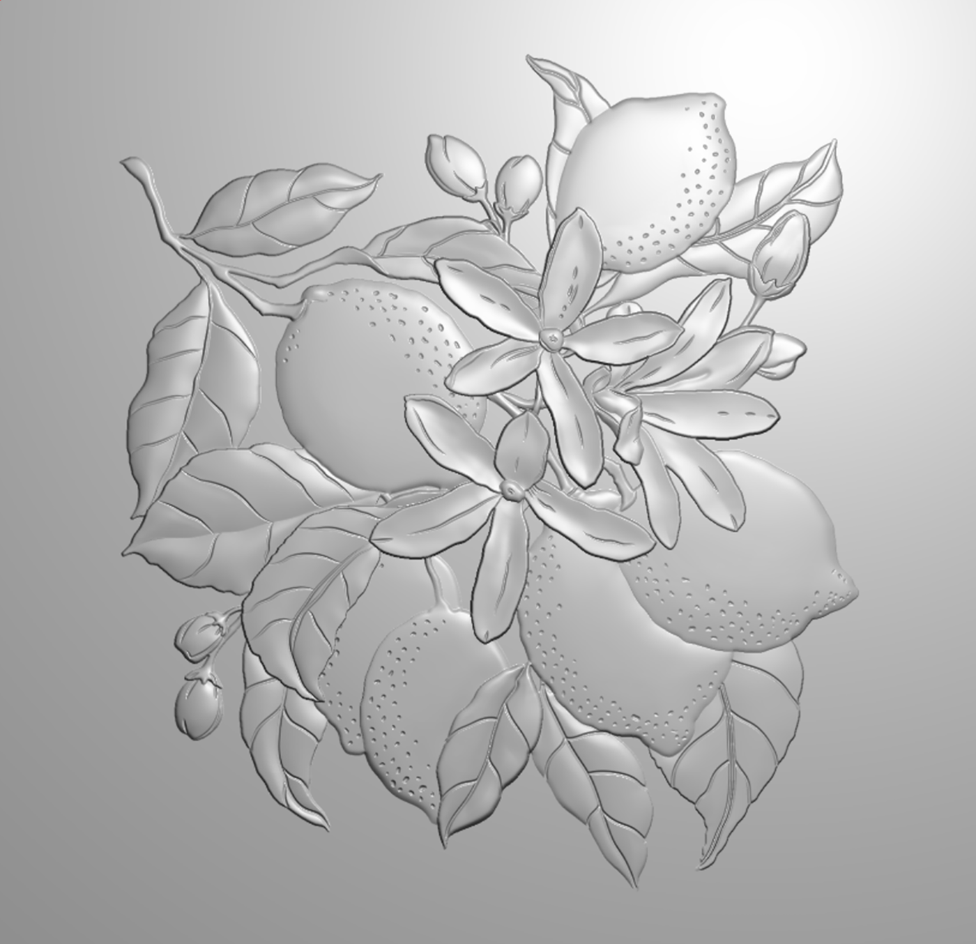 Fruit Tree 3D 6x6 Embossing Folder