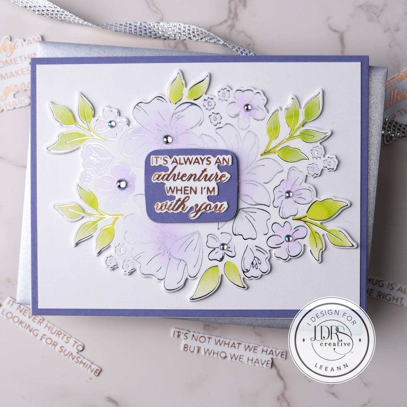 Sweetheart Floral Impress-ion Press + Foil Plate