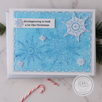 Snowflake Ornaments Impress-ion Press + Foil Plates