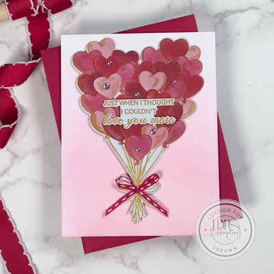 Heart Balloon Bouquet Impress-ion Press + Foil Plates