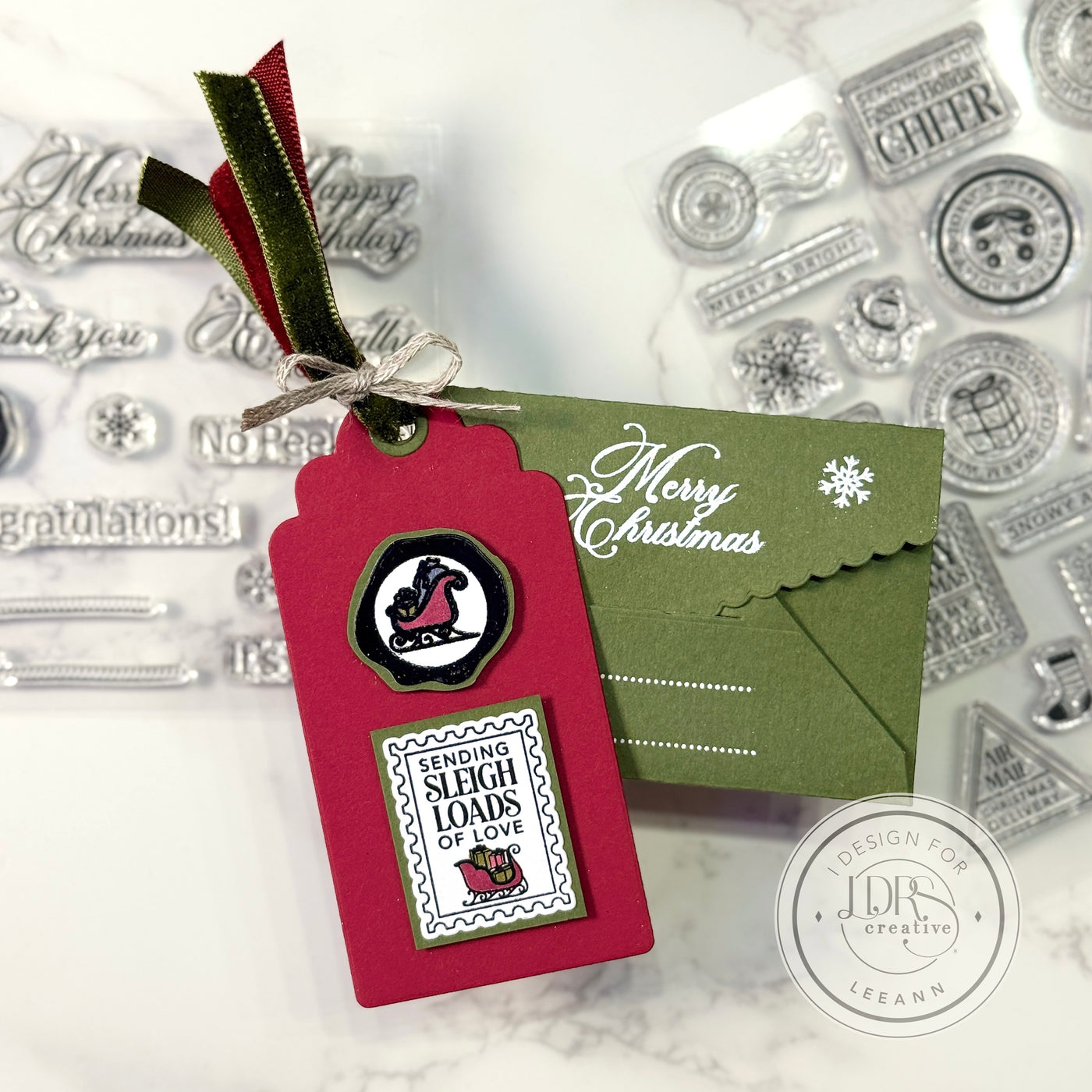 Gift Card Greetings 4x4 Stamps