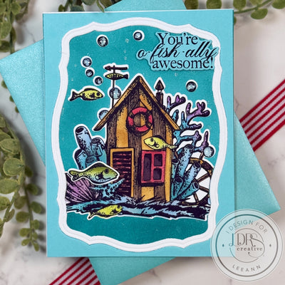 The Sea Shack Stamps, Layering Stencils, and Coordinating Dies Bundle