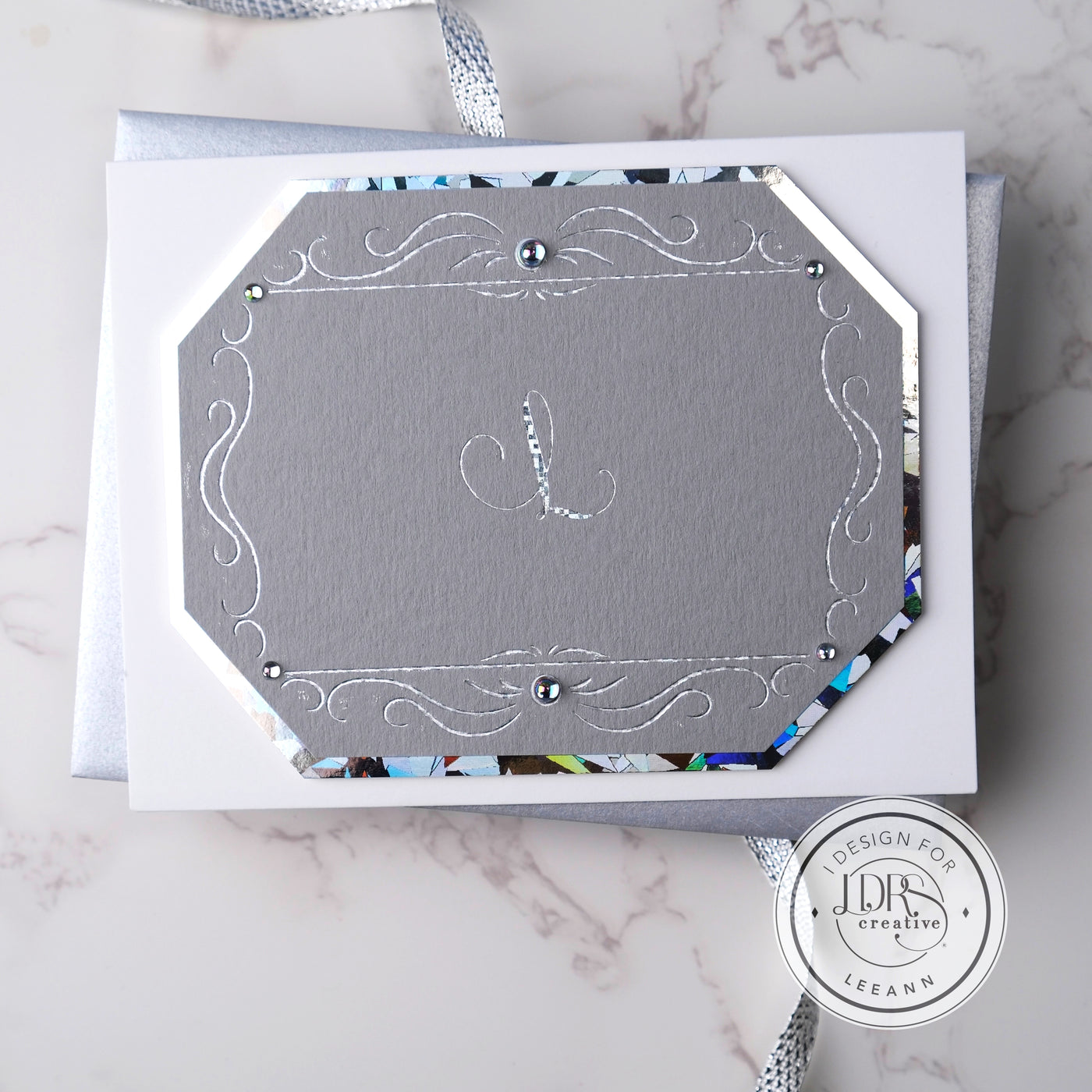 Elegant Monogram Alpha 1" Impress-ion Press + Foil Plates