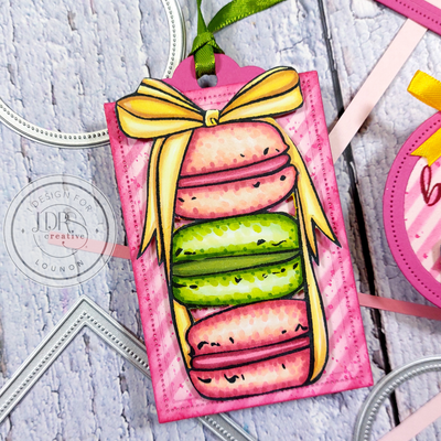 Macarons Stamps and Coordinating Dies Bundle