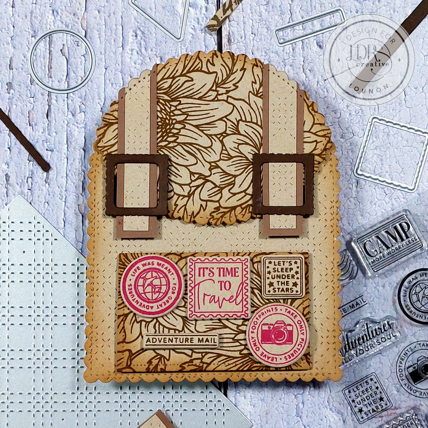 Delightful Dahlias Stamps, Layering Stencils, and Coordinating Dies Bundle