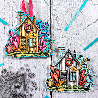 The Sea Shack Stamps, Layering Stencils, and Coordinating Dies Bundle